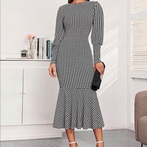 Black and White Dress